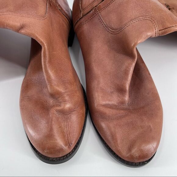 Ralph Lauren Brown Leather hall Riding Boot size 7.5 b Jenessa - Picture 9 of 15